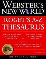 Websters New World Roget's A-Z Thesaurus