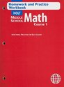 Holt Middle School Math Homework and Practice