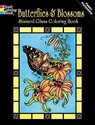 Butterflies & Blossoms Stained Glass Coloring Book