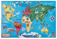 World Map Floor (33 PC)